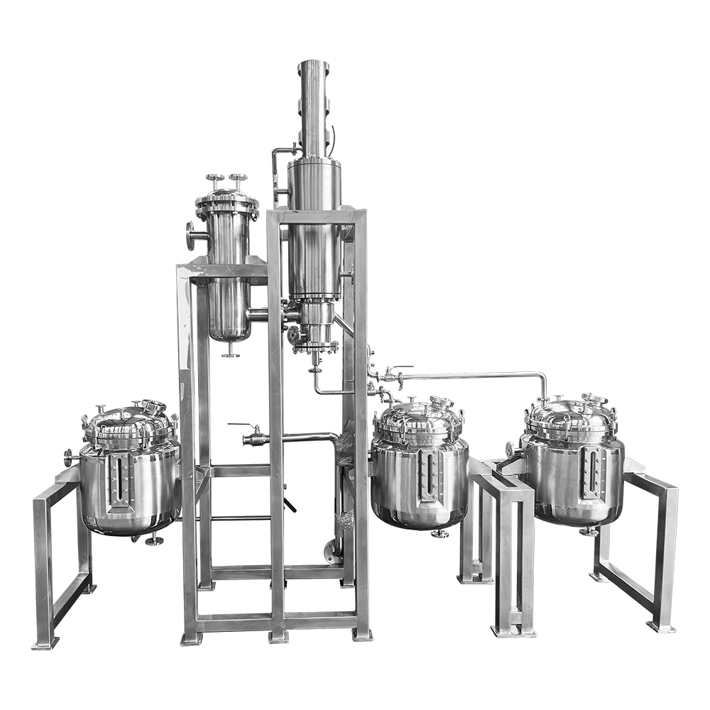工业多功能短程薄膜分子蒸馏蒸发器系统真空分子蒸馏设备